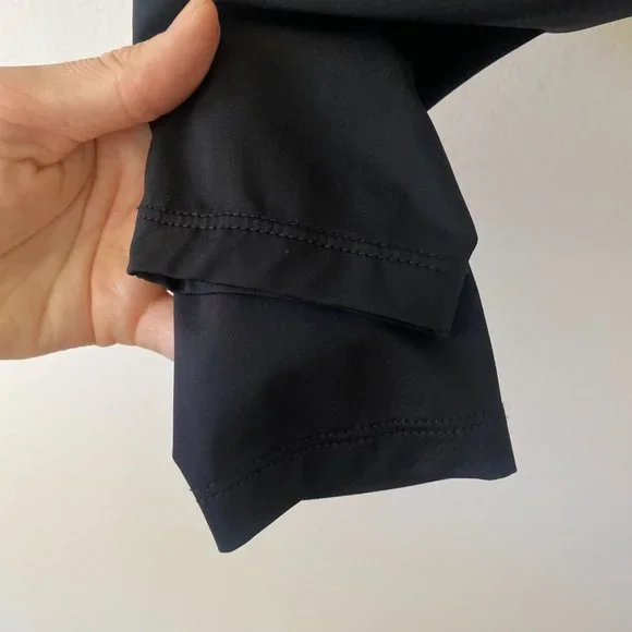 NWT Misha Collection Regina Black Deep V Crop Top - Picture 6 of 10